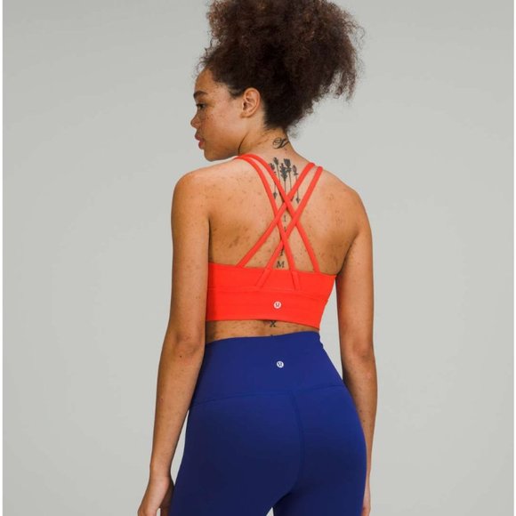 NWT Autumn Red Long Line Energy Bra - Picture 6 of 11